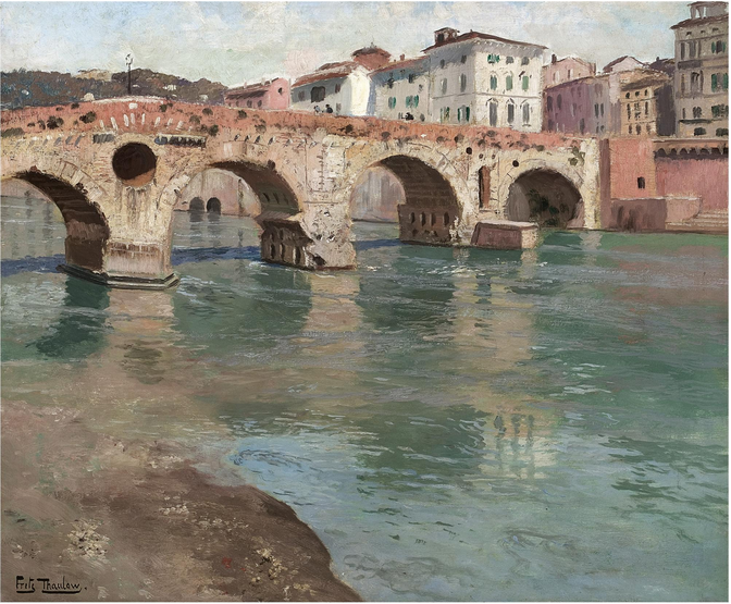PONTE PIETRA, VERONA by Frits Thaulow