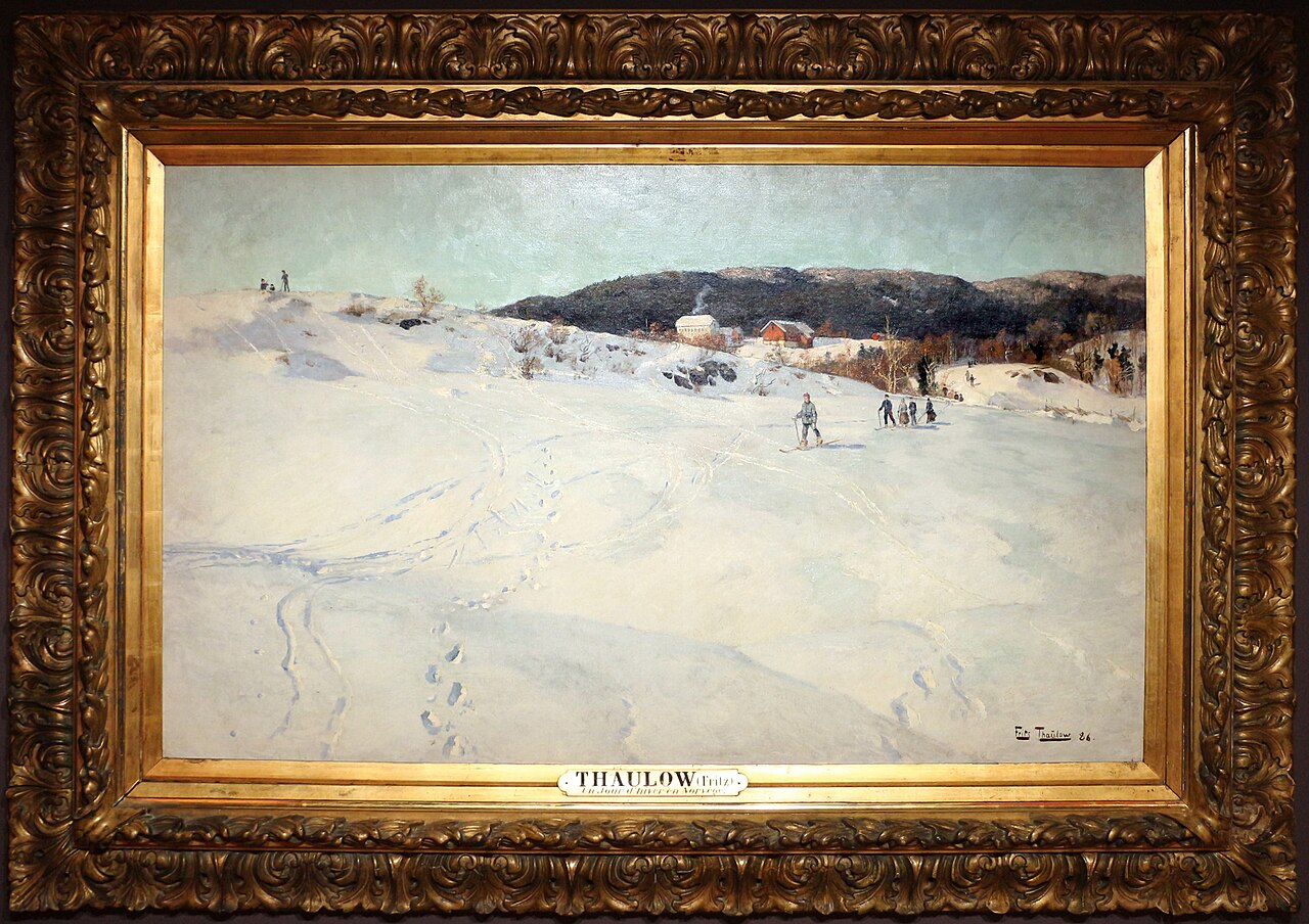 Winter in Norway by Frits Thaulow