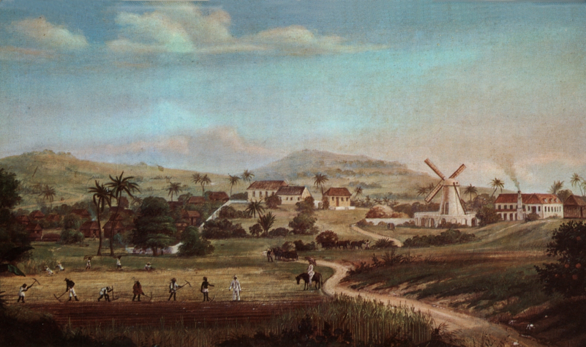Pastoral scene from the Danish West Indies by Fritz Melbye