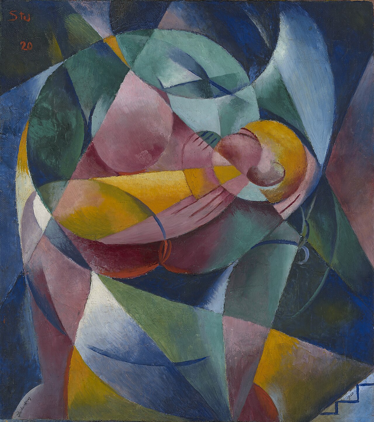 Mother and Child by Fritz Stuckenberg