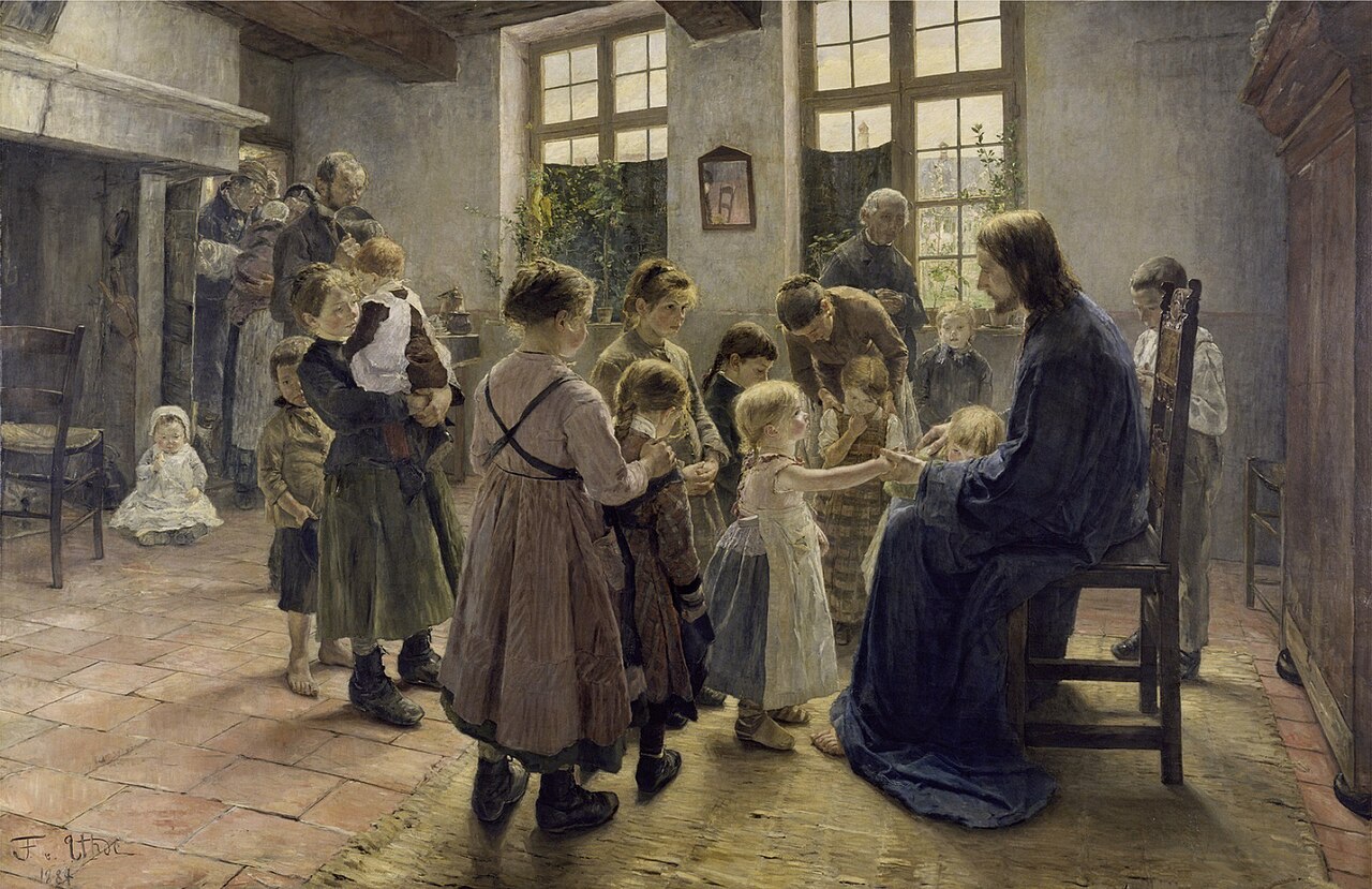 Let the children come to me by Fritz von Uhde