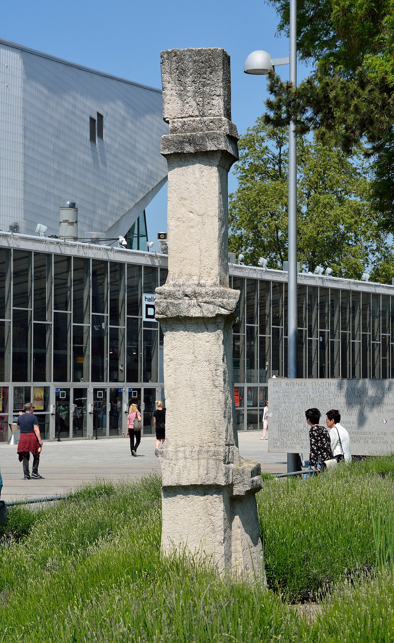 "Zeichen" by Fritz Wotruba, Märzpark, Vienna by Fritz Wotruba