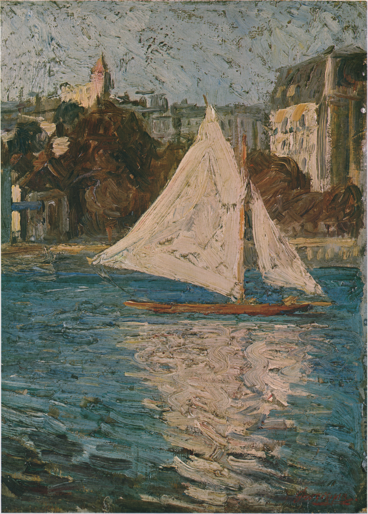 Yacht by Fujishima Takeji