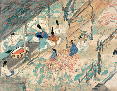 Kitano Tenjin Engi Emaki by Fujiwara Nobuzane