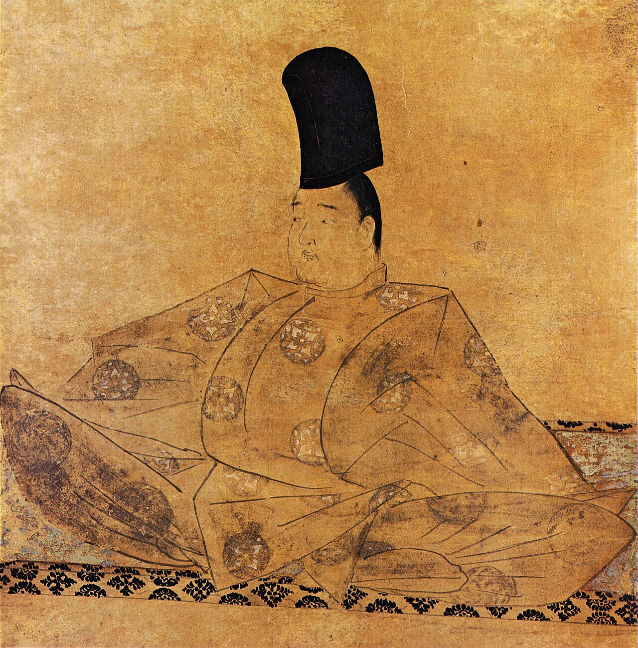Portrait of Emperor Go-Toba by Fujiwara Nobuzane