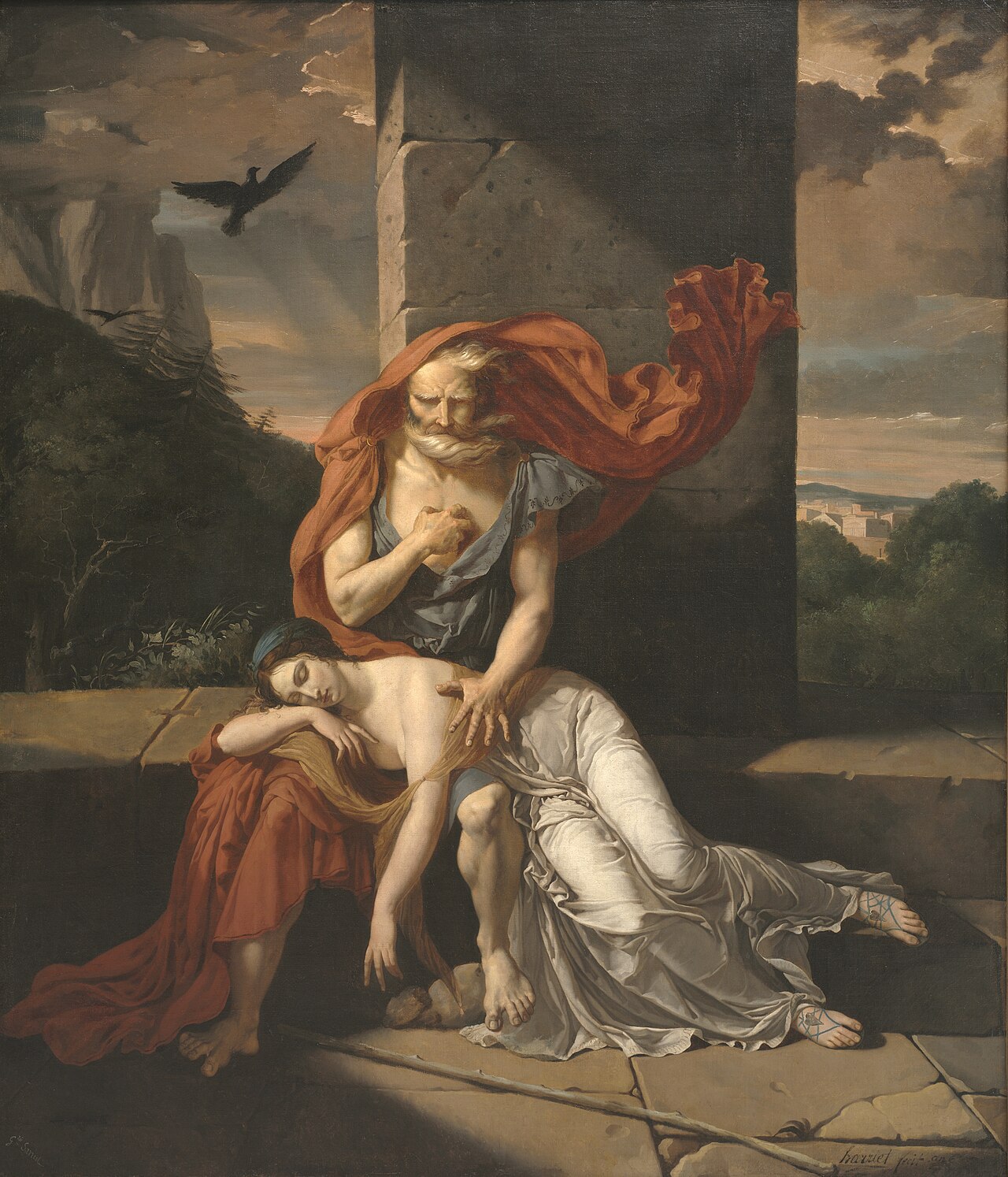 Oedipus at Colonus by Fulchran-Jean Harriet