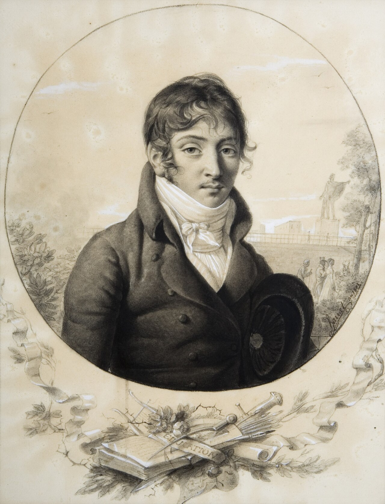 Self-portrait by Fulchran-Jean Harriet
