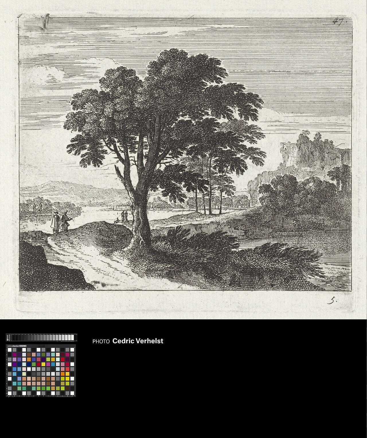 Four landscapes by Gabriel Pérelle