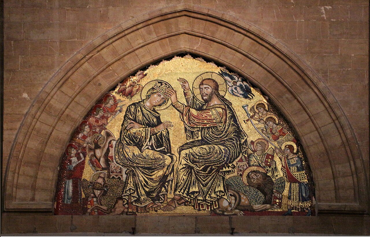 Coronation of the Virgin Mary by Gaddo Gaddi