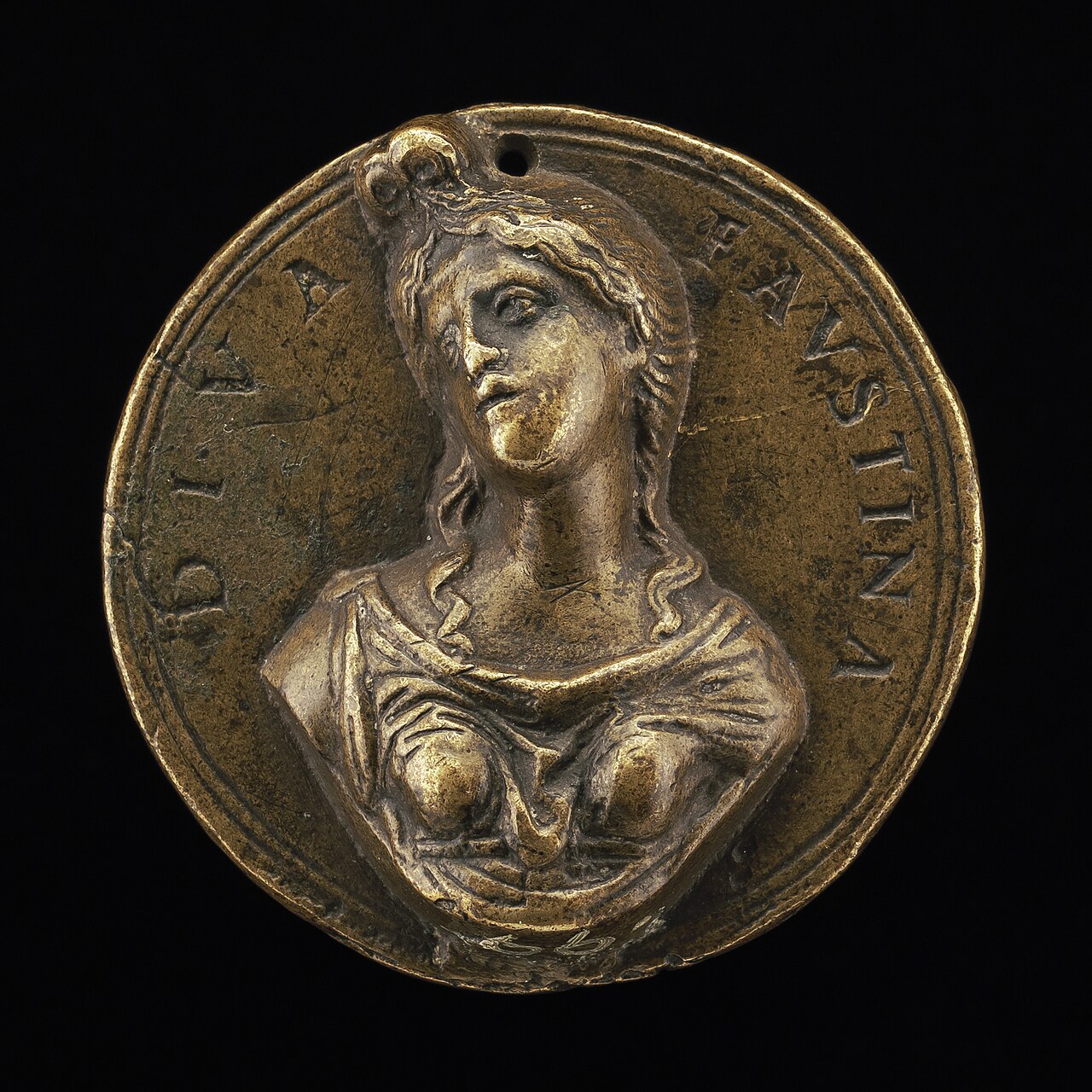 Diva Faustina [obverse] by Galeazzo Mondella