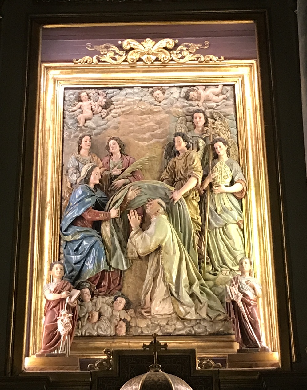 Imposition of the Chasuble on Saint Ildephonsus by Gaspar Becerra