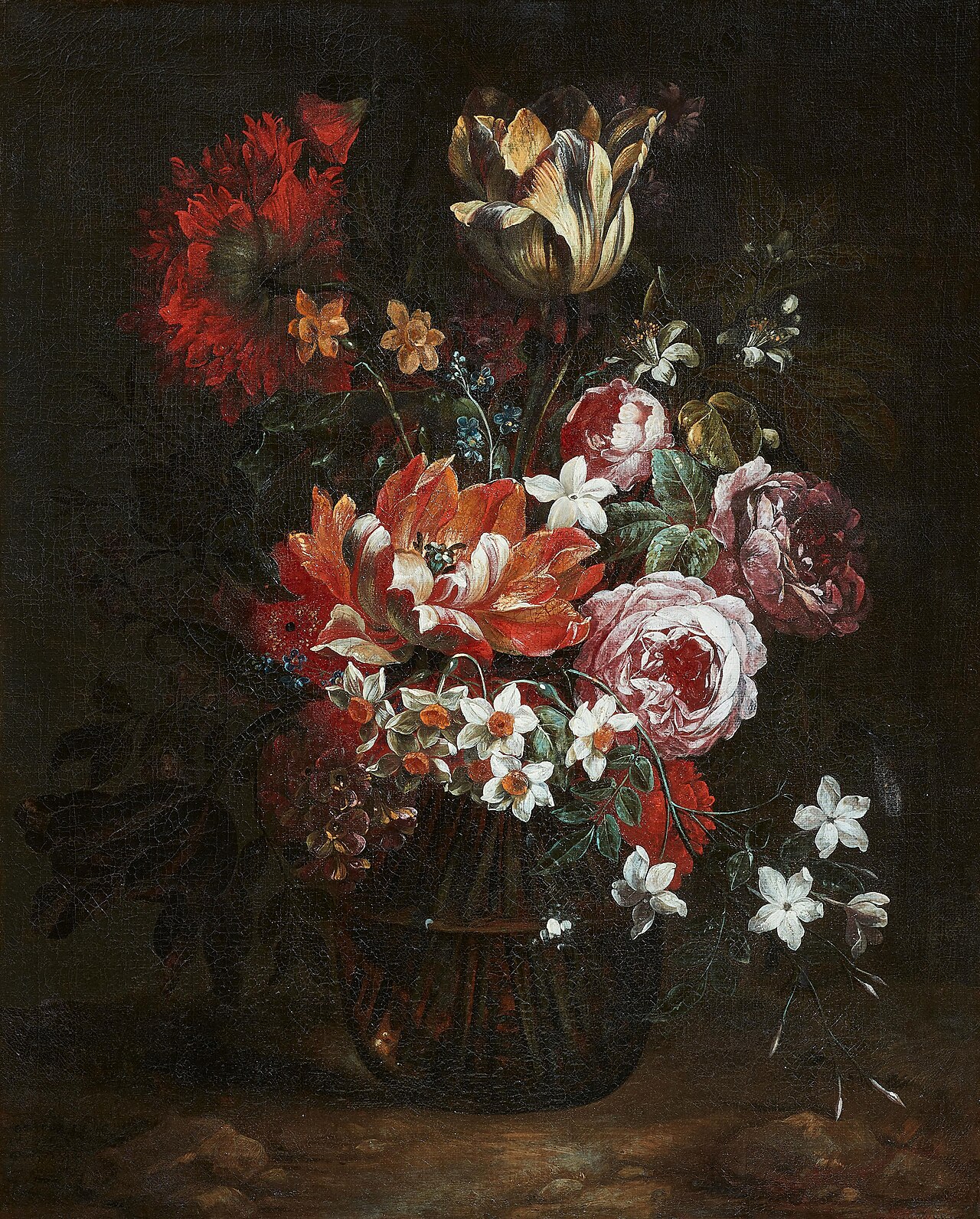 Flowers in a Vase by Gaspar Peeter Verbruggen the Younger