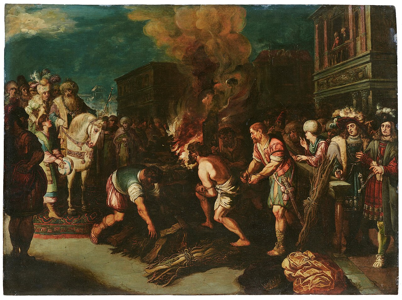 Croesus before Cyrus by Gaspar van den Hoecke