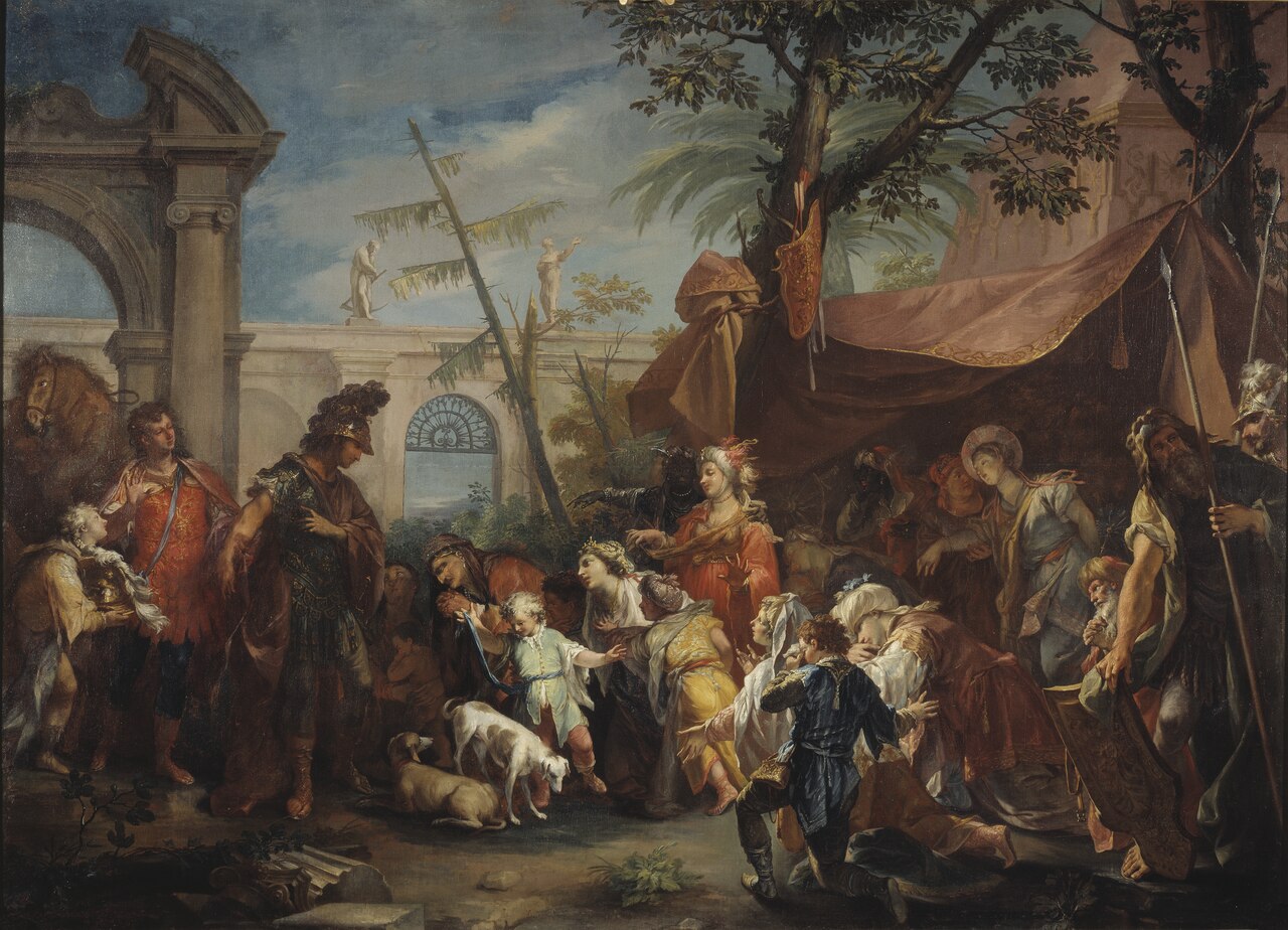 The Family of Darius Pleading to Alexander by Gaspare Diziani