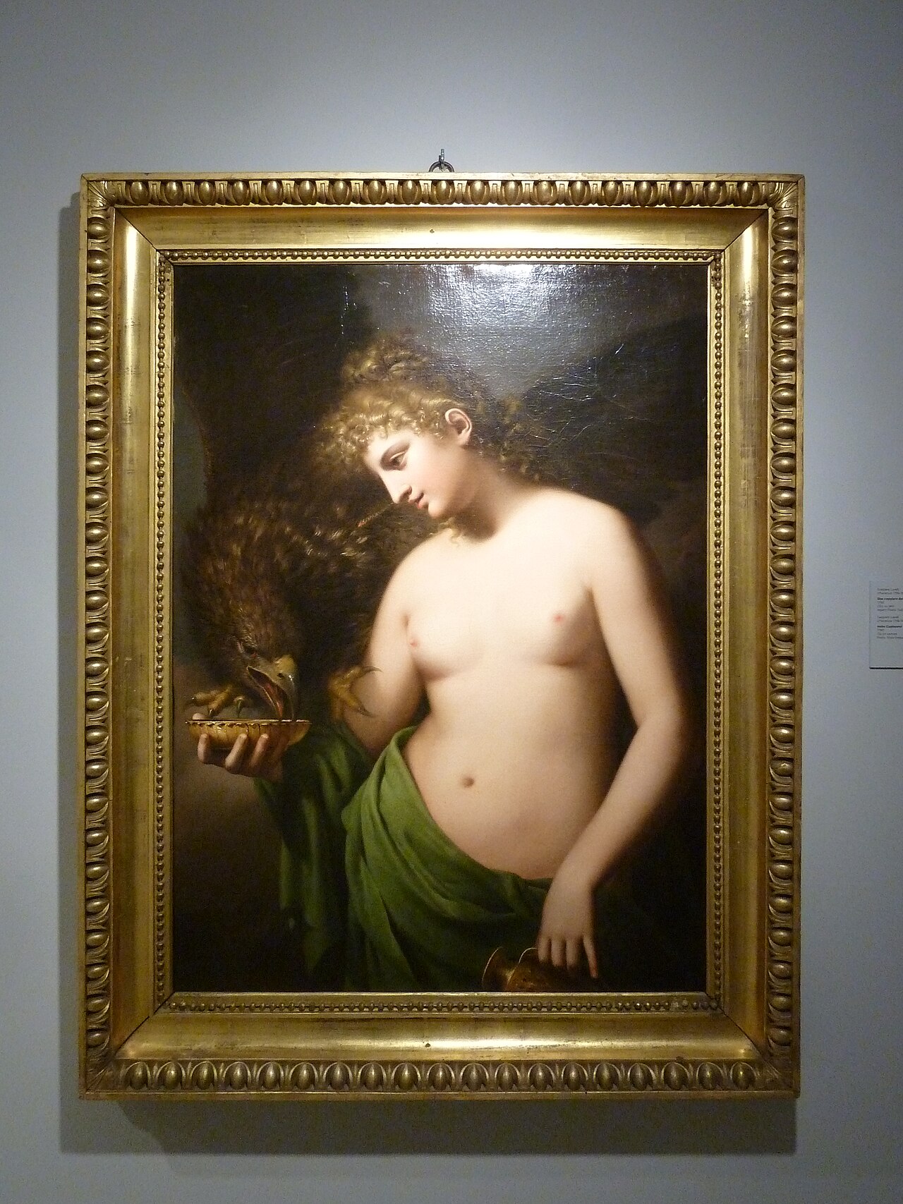 Hebe Cupbearer to the Eagle of Jupiter by Gaspare Landi