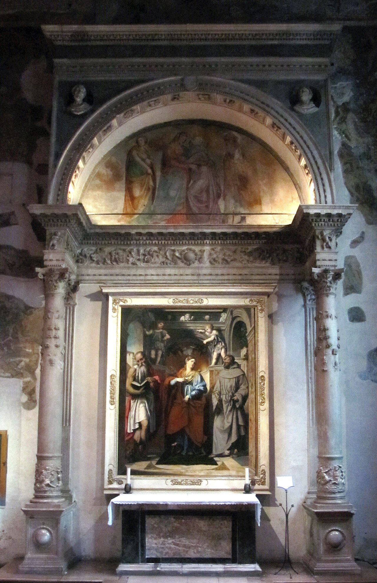 Altar of San Girolamo by Gasparo Cairano