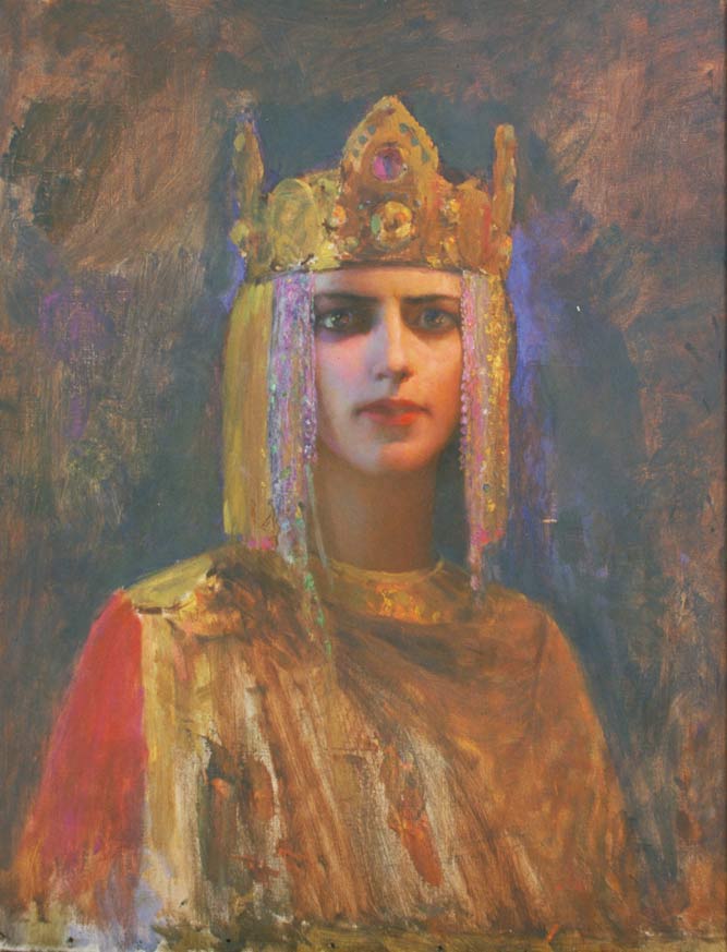 The Blonde Yseult by Gaston Bussière