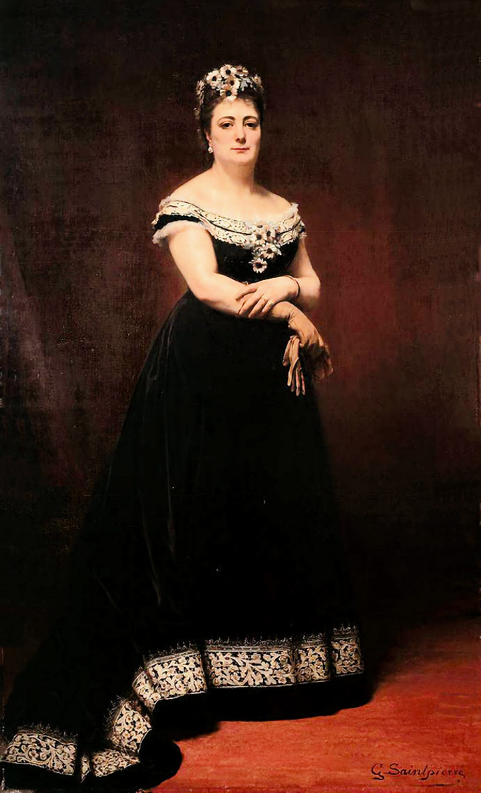 Portrait of Madame Claude Vignon by Gaston Casimir Saint-Pierre