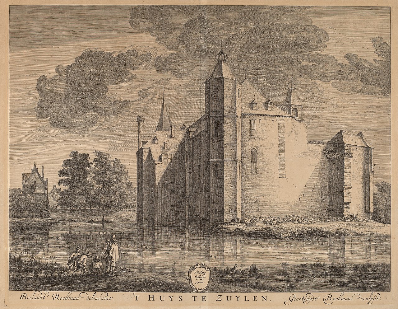 'T Huys te Zuylen by Geertruydt Roghman