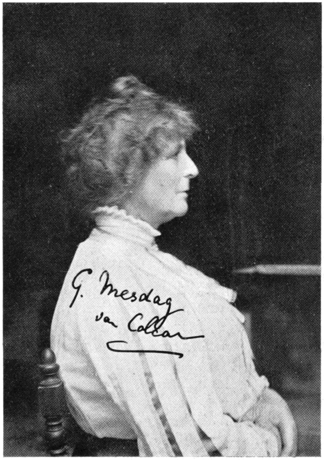 Portrait of Geesje Mesdag-van Calcar