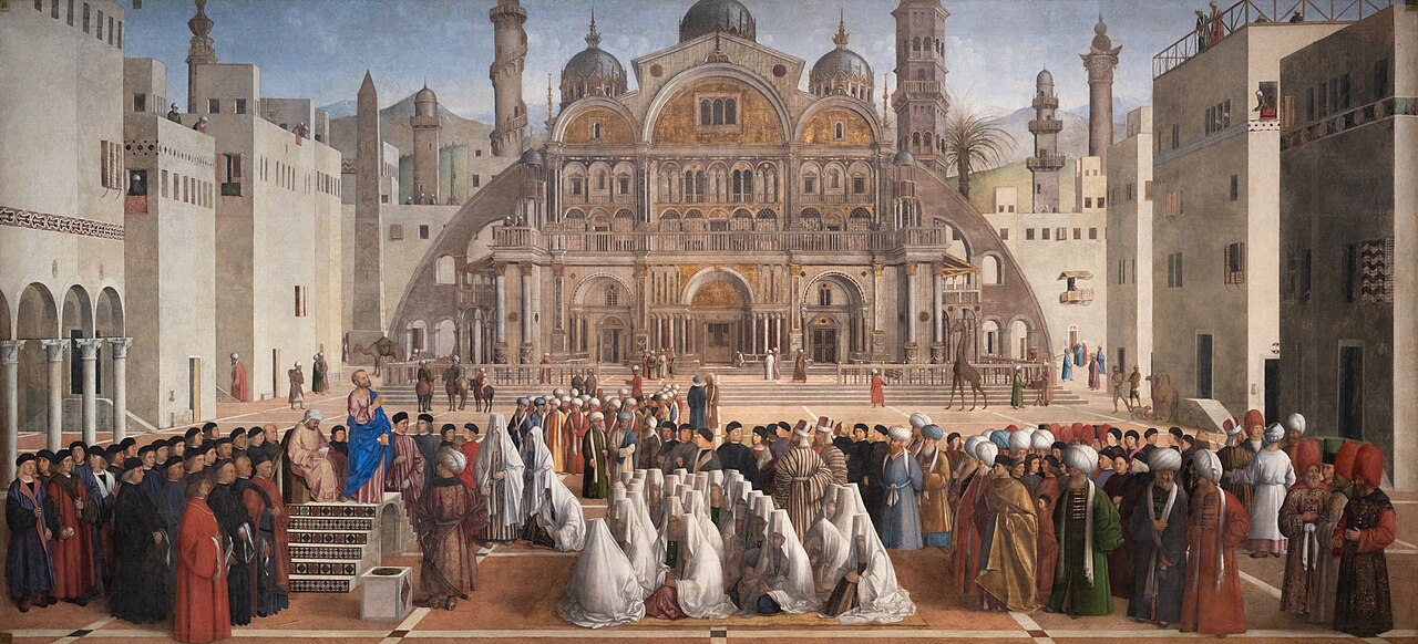 Saint Mark Preaching in Alexandria by Gentile Bellini