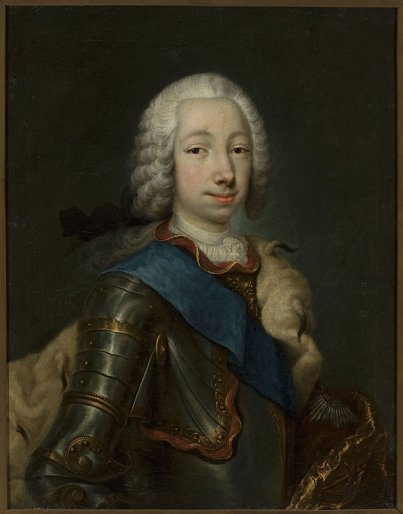 Portrait of Prince Peter Fyodorovich (Pete III, Tsar of Russia, from 1761) by Georg Cristoph Grooth