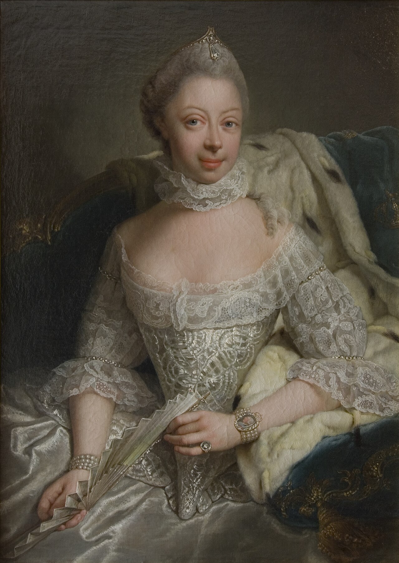 Portrait of Charlotte of Mecklenburg-Strelitz by Georg David Matthieu