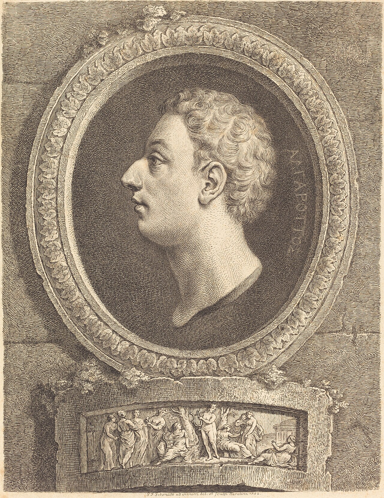 Francesco Algarotti by Georg Friedrich Schmidt