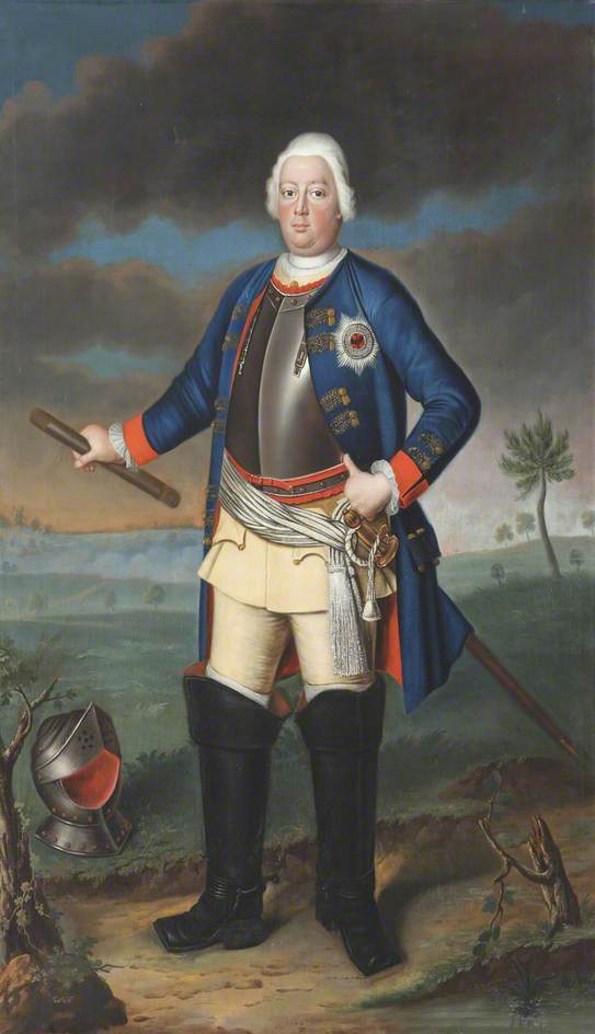 Frederick Wilhelm I (1688–1740), King of Prussia (after Antoine Pesne) by Georg Lisiewski