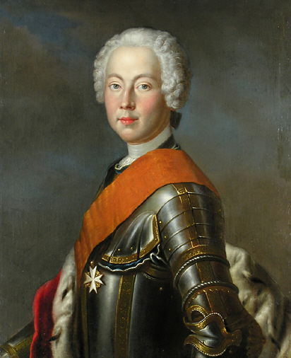 Porträt des Frederick, Margrave of Brandenburg-Bayreuth (1711–1763) by Georg Lisiewski