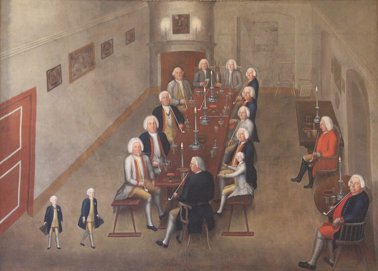 Tobacco Collegium of Friedrich Wilhelm I by Georg Lisiewski