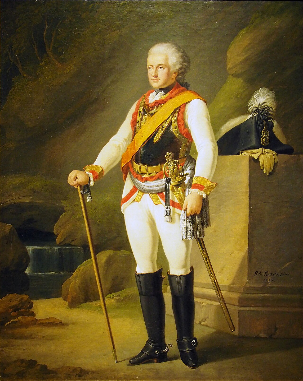 Carl August, Duke of Saxe-Weimar and Eisenach by Georg Melchior Kraus