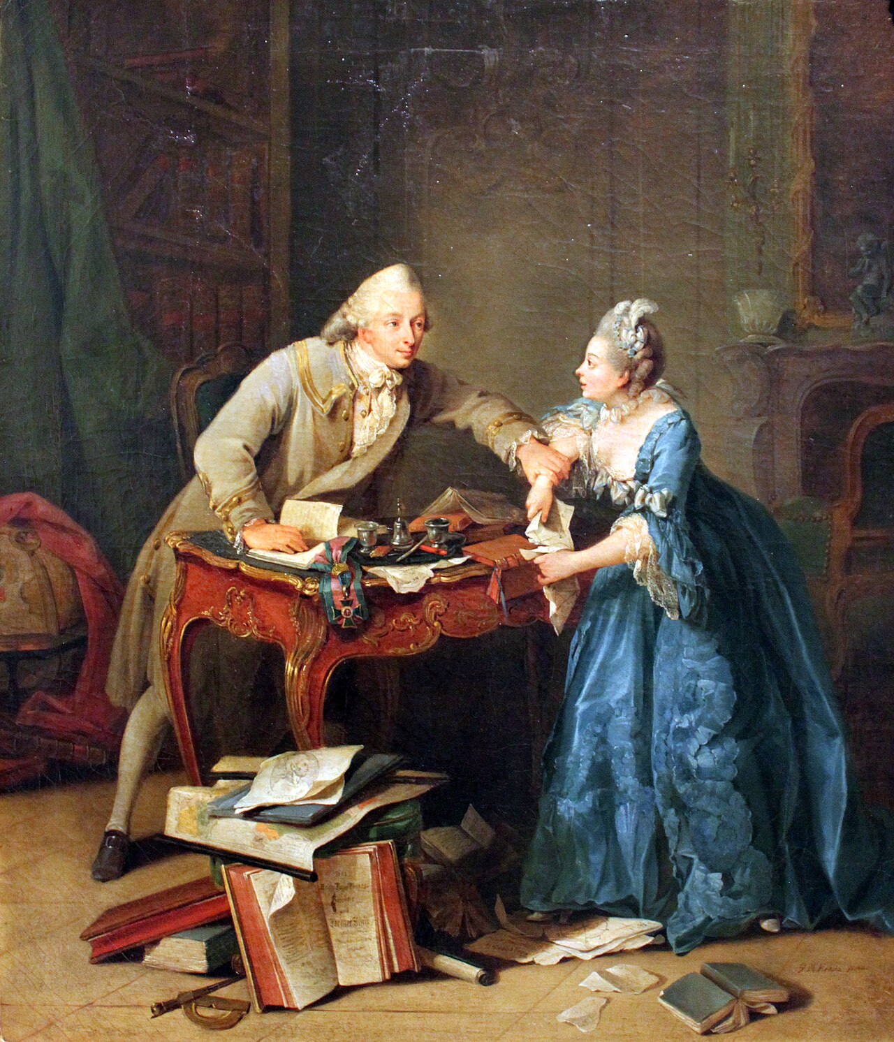 Torn between Science and Marriage by Georg Melchior Kraus