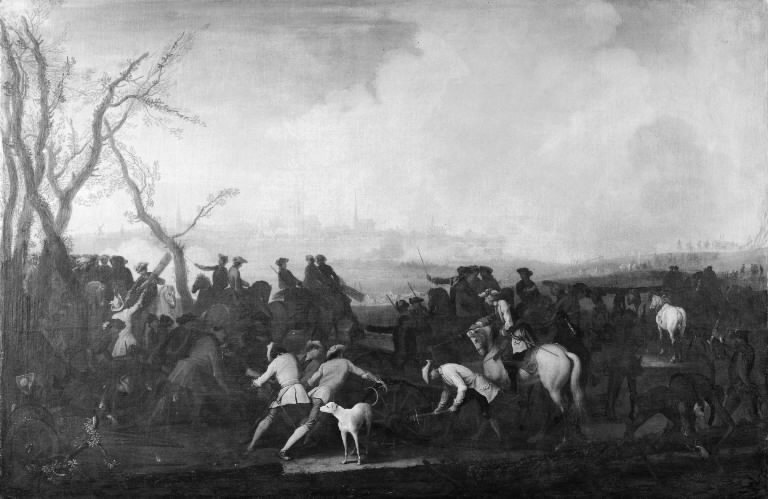 The Siege of Wismar by Georg Philipp Rugendas the Elder
