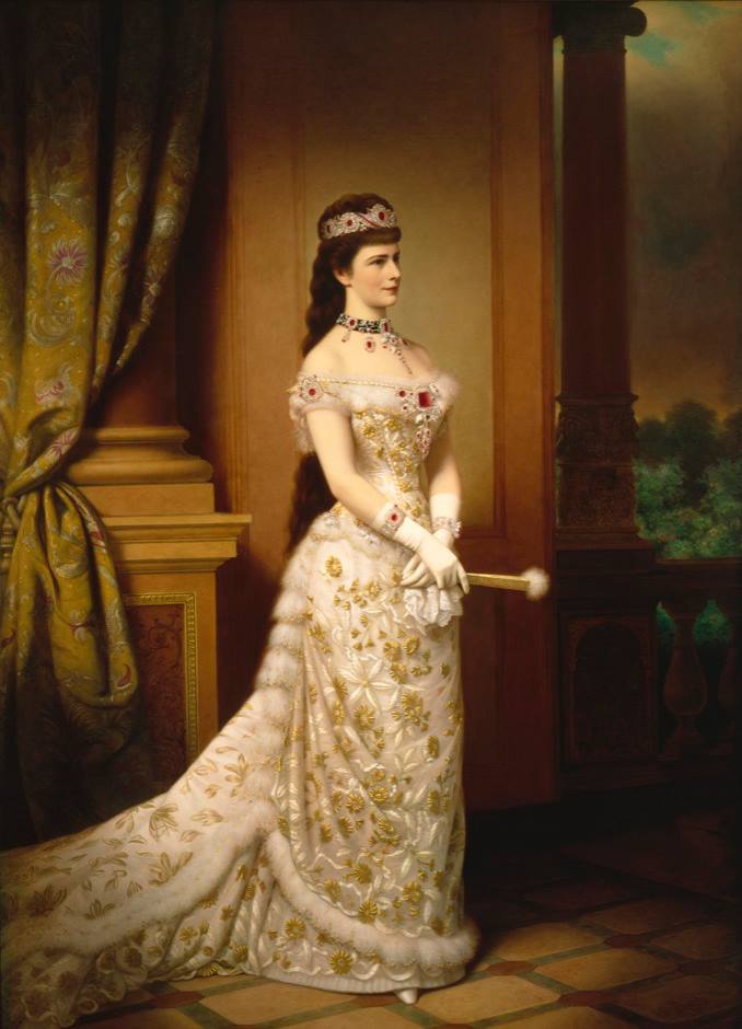 Porträt der Empress Elisabeth of Austria (1837-1898) by Georg Raab