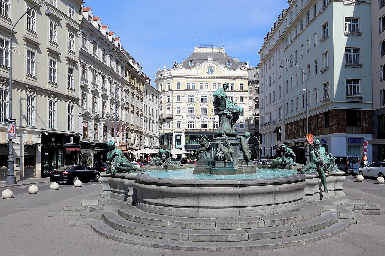 Donnerbrunnen by Georg Rafael Donner