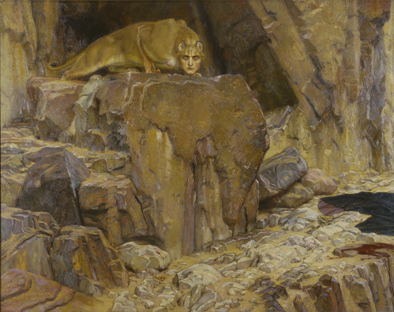 The Sphinx by Georg von Rosen