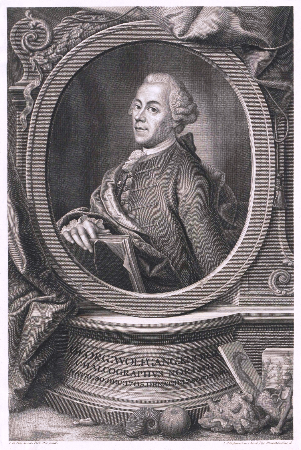 Portrait of Georg Wolfgang Knorr