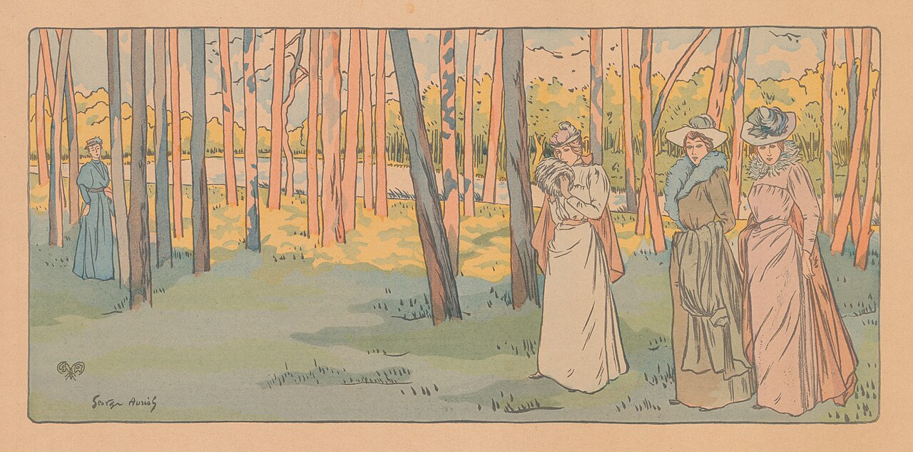Promenade sur Bois by George Auriol
