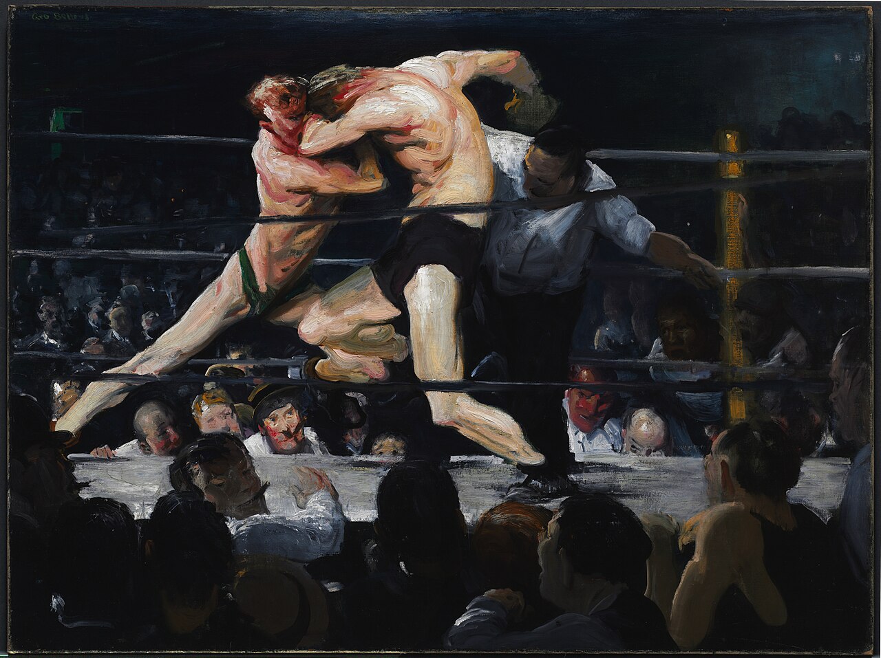 Stag at Sharkey's by George Bellows
