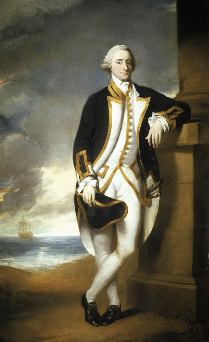 Captain Hugh Palliser, 1723-96 by George Dance the Younger