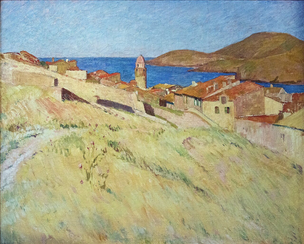 Collioure landscape by George-Daniel de Monfreid