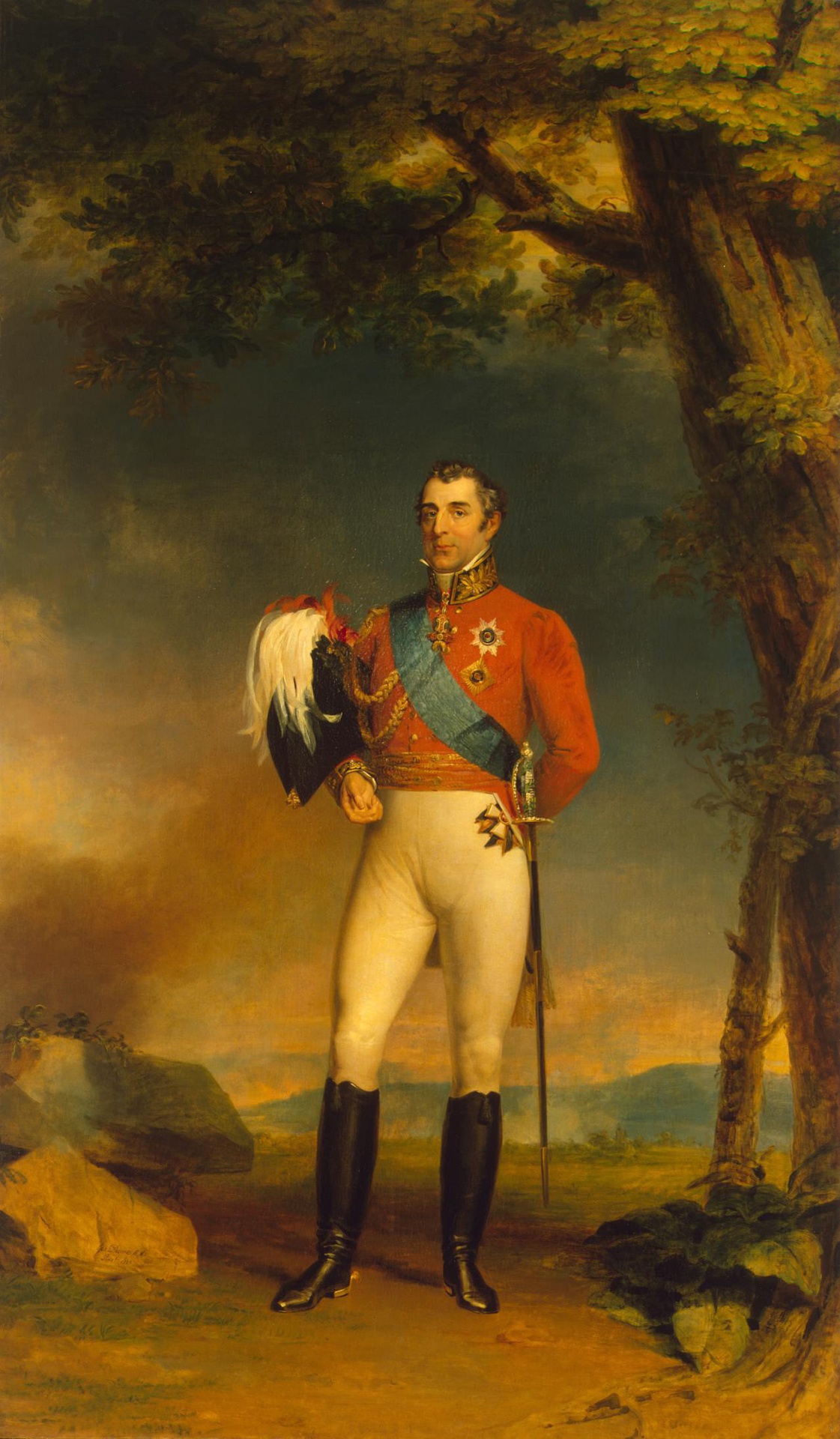 Portrait of Duke of Wellington (1769-1852) by George Dawe