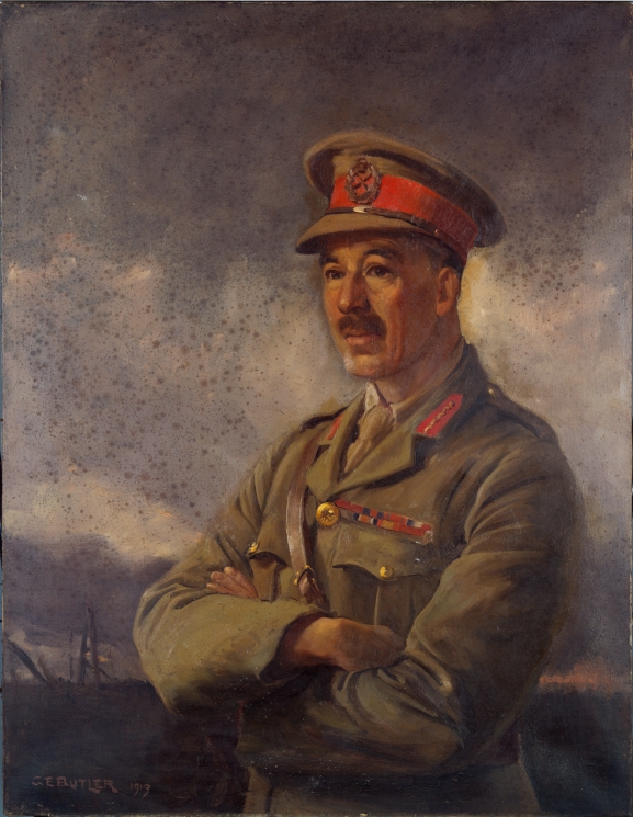 Brigadier General R Young, CB, CMB, DSO by George Edmund Butler