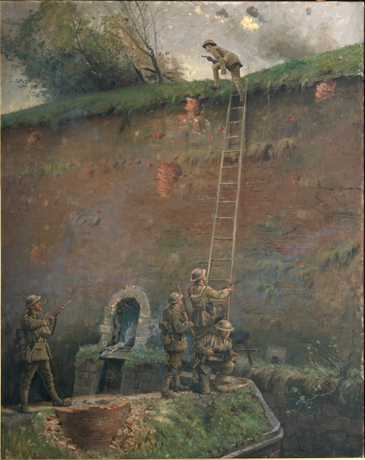 The scaling of the walls of Le Quesnoy by George Edmund Butler