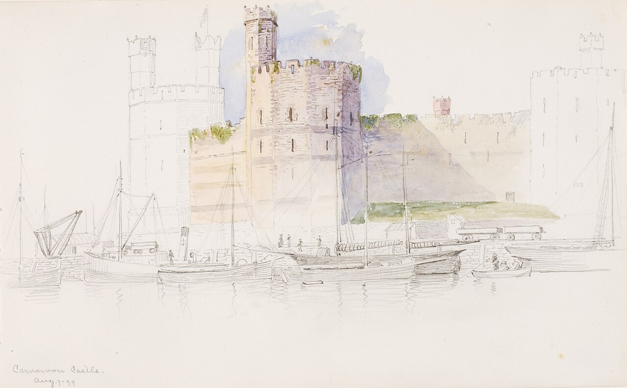 Caernarvon Castle by George Elbert Burr
