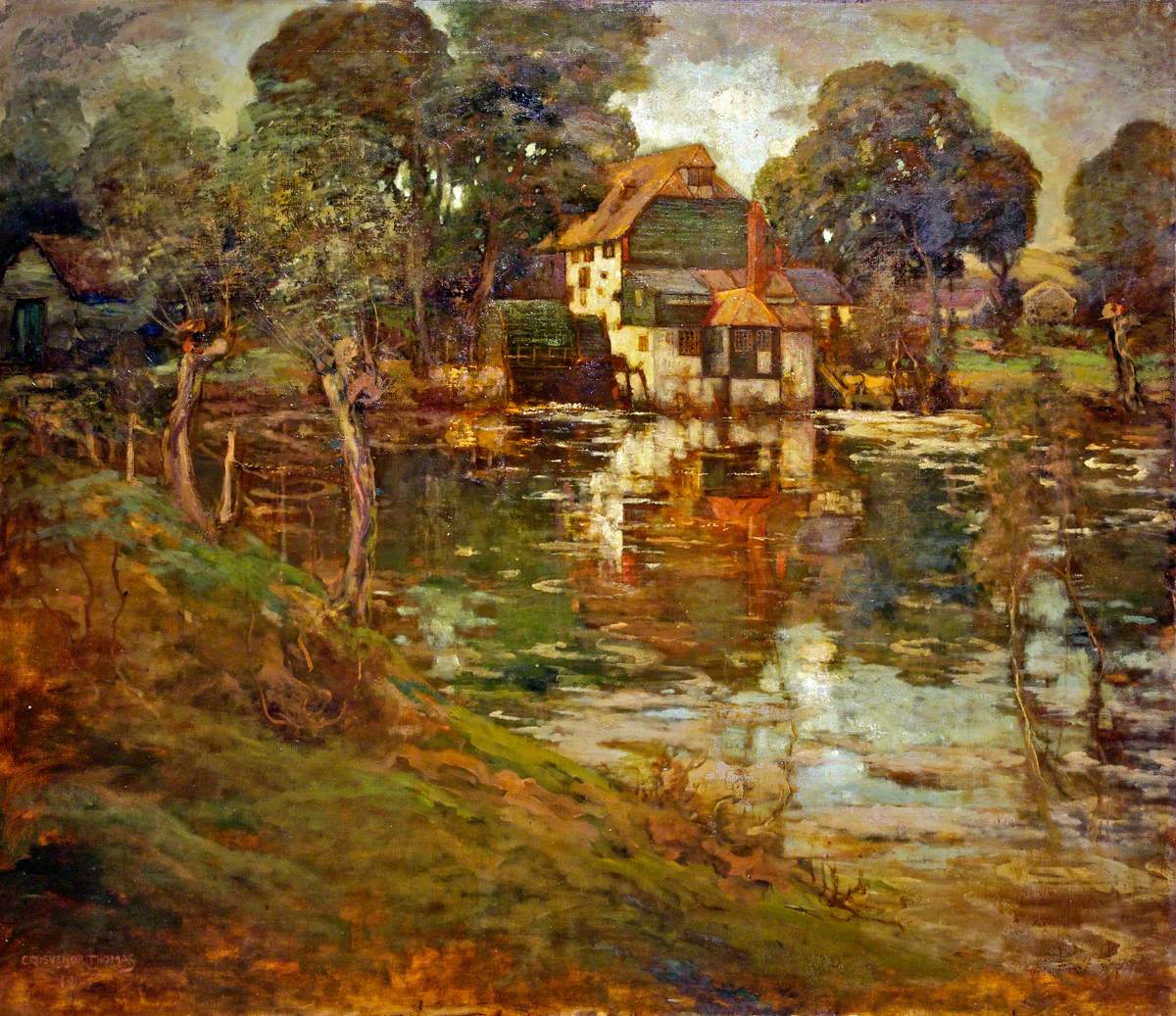 Houghton Mill on the Ouse by George Grosvenor Thomas