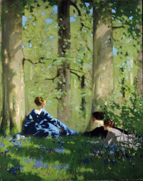 Spring in the Birch Wood by George Henry