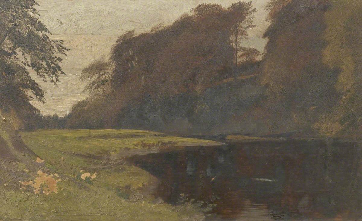 River Scene near Naworth by George Howard, 9th Earl of Carlisle