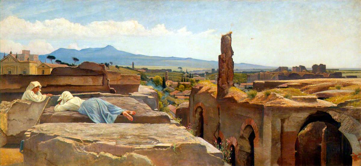 The Baths of Caracalla, Rome by George Howard, 9th Earl of Carlisle